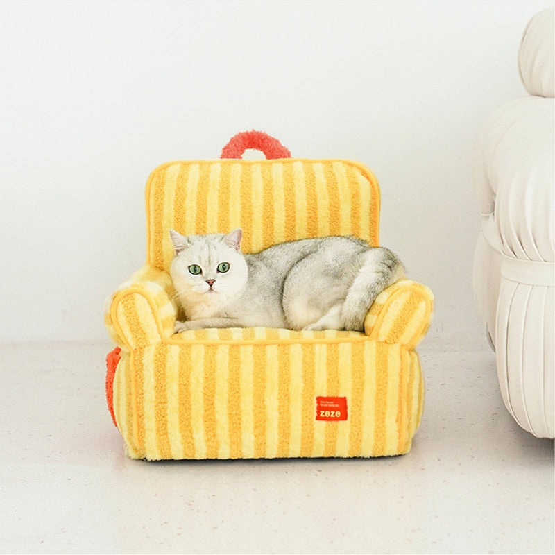 Cat Warm Mats Super Soft Small Dogs Winter Warm Sofa Beds Thicken Pet Fleece Nest Puppy Kitten Washable Sofa