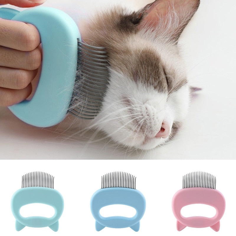 Pet dog cat combs Hair remover brush Pet grooming tools Dog massage comb brush Cute handle pet brush Remove loose hairs Pet cat supplies Grooming for dogs and cats Shiny pet coat Happy and healthy pets