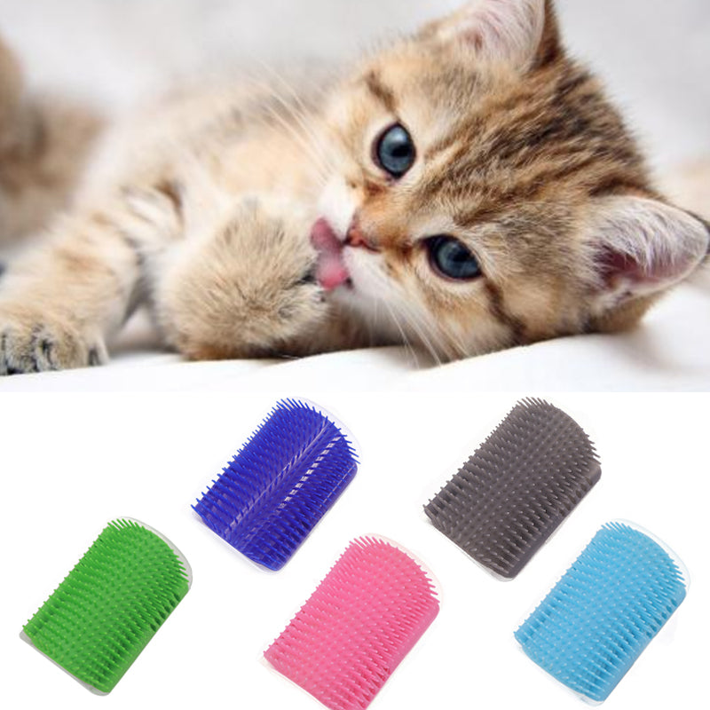 Cats self groomer comb Cat massage and grooming Catnip corner for cats Quality cat grooming products Durable cat grooming comb Relaxation and bonding with cats Pampering your cat Stress relief for cats Self-grooming for felines Cat products for happy cats
