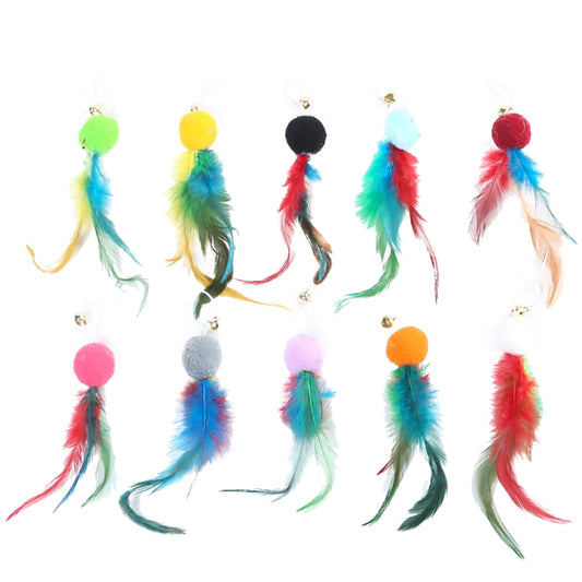Cat feather teaser toy Feather toy for cats Interactive cat toy set Durable cat toys Bonding with your cat Exercise for cats Quality pet toys Fun cat playtime Engaging kitty toys Playful feline companions