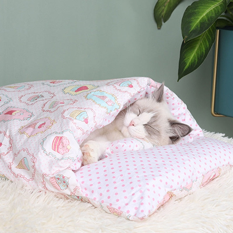 Japanese Style Cat Bed Luxury Cat Furniture Aesthetic Pet Accessories Durable Cat Beds Eco-Friendly Pet Products Stylish Cat Bed Comfortable Cat Lounging Thoughtful Pet Gifts Pet-Friendly Home Decor Pamper Your Cat in Style