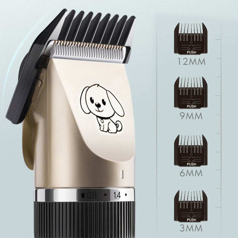 Electrical Pet Hair Trimmer Rechargeable Low-noise Pet Dog Cat Hair Clippers Kit Cat Cutter Machine Grooming Shaver Scissor