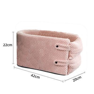 Portable Pet Dog Car Seat Central Control Nonslip Dog Carriers Safe Car Armrest Box Booster Kennel Bed For Small Dog Cat Travel